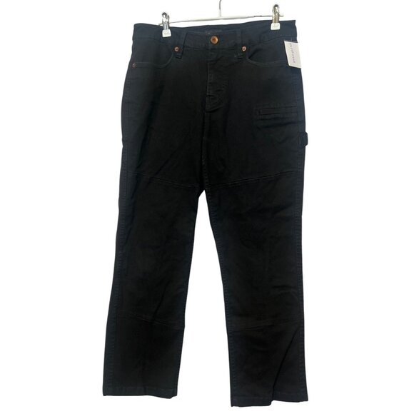 Brixton Mens Black Carpenter Utility Workwear Pants 30X27" Straight Fit - Picture 1 of 7